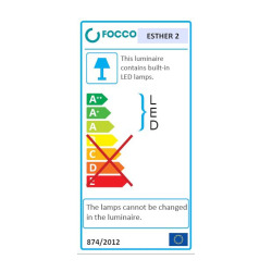  Applique pour miroir LED Esther 28x2,9 cm 5700 K blanc, 6 W, IP44, chrome (ESTHER280NEW)