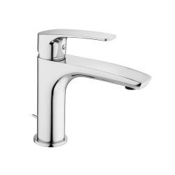 Swiss Aqua Technologies Project mitigeur monocommande 1/2" Lavabo, avec tirette et vidage, Chrome (SATBSPRO275)