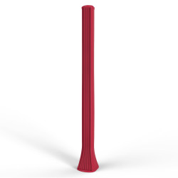  Big Happy douche solaire en polyéthylène HD avec mitigeur, rouge (H300/3027)