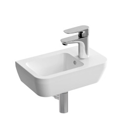 Vitra  Set Lave-mains 37x22 cm avec trou pour robinetterie sur la droite + siphon (7091-003-0029-SET)