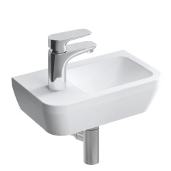 Vitra  Set Lave-mains 37x22 cm, trou pour robinet à gauche + siphon (7090-003-0028-SET)