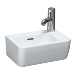 Laufen Pro Lave-mains 36x25 cm avec trou pour robinetterie sur la droite, Blanc (H8169550001061)