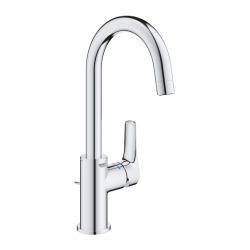 Grohe EUROSMART Mitigeur monocommande de lavabo Taille L, Chrome (23537003)
