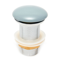  Bonde à écoulement libre Infinitio 5/4 " sans trop plein pour lavabos et vasques, bleu foncé mat (PZATKADBLM)