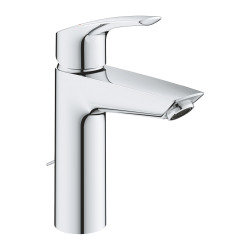 Grohe EUROSMART Mitigeur monocommande de lavabo Taille  M, avec vidage, Chrome (23323003)