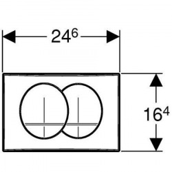  Pack Bati-support Geberit + WC sans bride Swiss Aqua Technologies + plaque (BREVISGEB3-SABO)