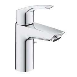 Grohe EUROSMART Mitigeur monocommande de lavabo Taille S, avec vidage, Chrome (32926003)