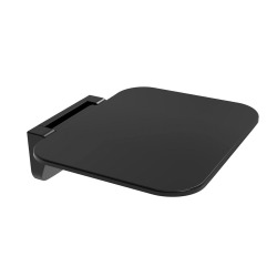 Swiss Aqua Technologies Siège de douche rabattable PMR - charge 150 kg – noir (SATDSEDPLC)