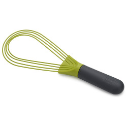 Joseph Joseph Twist™ Fouet 2 en 1, fouet plat pour mixer et fouet ballon pour fouetter, vert (10539)