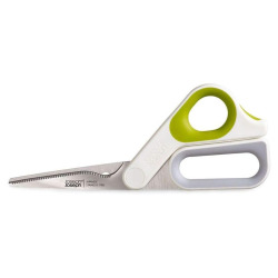 Joseph Joseph PowerGrip™ Ciseaux de cuisine avec prise de pouce intégrée, vert (10302)