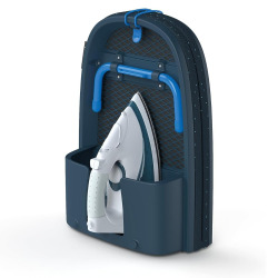 Joseph Joseph Pocket Plus™ Planche à repasser pliable avec housse, bleu (50010)