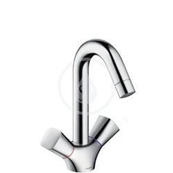  Logis Mitigeur de lavabo avec garniture de vidage, Chrome (71222000)