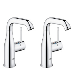 Essence - Lot de 2 mitigeurs monocommande 1/2" Lavabo Taille M (23463001-DUO)