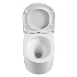 Pack WC Rapid SL + cuvette sans bride SAT, fixations cachées + plaque Skate chrome (RapidSL-SATrimless)