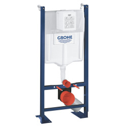  Pack WC Rapid SL autoportant + WC sans bride SAT Brevis + Abattant ultra-fin softclose Plaque blanche (ProjectBrevis-3)