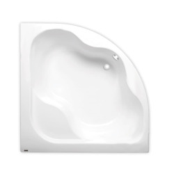 Laguna Syntia Plus Baignoire d'angle, 150x150 cm, acrylique, gauche et droite, Blanc (SY1500PLUS)