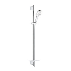Grohe Rainshower Smartactive 130 Ensemble de Douche 3 Jets avec Barre, Blanc (26579LS0)