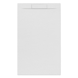 Swiss Aqua Technologies Fusion Receveur de douche 120x80cm en marbre coulé, Blanc (SATFU12080BL)