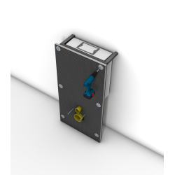 Grohe Pack WC bâti autoportant + WC Swiss Aqua Technologies sans bride + Plaque chrome + Set habillage