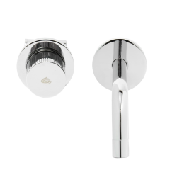  Mitigeur d'évier chromé SAT Evolution avec corps encastré  (SATBSEVO101)