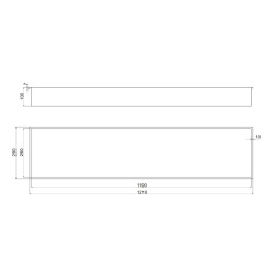 Swiss Aqua Technologies Niche de Douche à encastrer (SATAURN12128BGM)