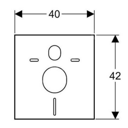  Set d'isolation phonique pour WC et bidet suspendus (SP 156SET)