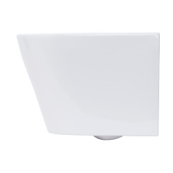  Pack WC Bâti autoportant + WC suspendu sans bride Infinitio + Abattant softclose + Plaque Blanche + Set d'isolation phonique