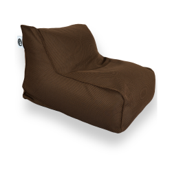 Soo Santaï Daddy Cool fauteuil XL 100x90x70cm interieur & exterieur flottant, dehoussable et resistant aux UV, Brun, sans polystyrène