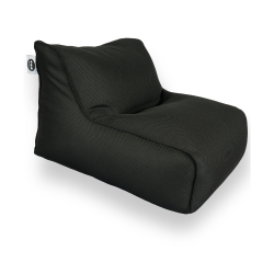 Soo Santaï Daddy Cool fauteuil XL 100x90x70cm interieur & exterieur flottant, dehoussable et resistant aux UV, Noir, sans polystyrène