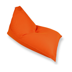 Soo Santaï Lazy Bro fauteuil poire 140x120x90cm interieur & exterieur flottant, dehoussable et resistant aux UV, Orange, sans polystyrène