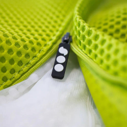 Soo Santaï Relax Sis chaise longue 160x70x35 interieur & exterieur flottante, dehoussable et resistante aux UV, Vert, sans polystyrène