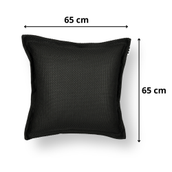  Set Cushion Floating coussin flottant + polystyrène 65x65x25cm, résistant aux UV, Noir