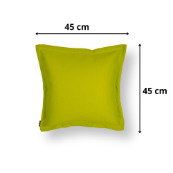  Set Small Cushion Floating coussin flottant + polystyrène 45x45x25cm, résistant aux UV, Vert