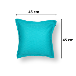  Set Small Cushion Floating coussin flottant + polystyrène 45x45x25cm, résistant aux UV, Bleu