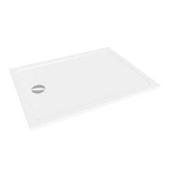  Project by Siko Receveur de douche rectangulaire 120x80 cm marbre coulé, blanc (SATSVPRO12080)