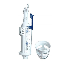  Active Mécanisme de chasse d'eau double Galileo Duo avec tige (AV0022500R)