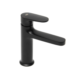 Swiss Aqua Technologies by Siko Mitigeur de lavabo sans tirette ni vidage, noir mat (SATBSDA271PC)