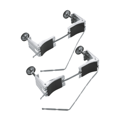 Essence Pieds pour baignoires à encastrer, chrome (49115000)