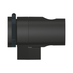 Vitalio Universal support mural pour douchette, noir mat (G261832431)