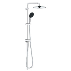 Vitalio Start System 250  Colonne de douche avec inverseur manuel + Douche de tête 2 jets + Douchette 2 jets, chrome (G26680001)