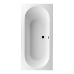 Villeroy & Boch Oberon 190x90 cm Baignoire rectangulaire encastrable gauche et droite en Quaryl®, blanc (BQ199OBE2V-01)