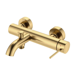 Aurum mitigeur bain/douche 150 mm, or brossé (SATBAUR222BG)