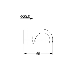  Relexa support de douchette, chrome (G28788000)