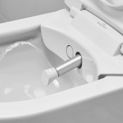 ViClean-I 200 WC lavant suspendu sans bride CeramicPlus avec abattant SoftClose et DirectFlush, blanc (V0E200R1)