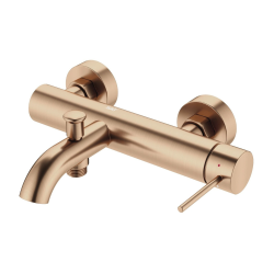 Aurum mitigeur de baignoire mural 150 mm à levier sans set de douche, or rose brossé (SATBAUR222BRG)