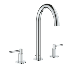 Atrio Mélangeur 3 trous 1/2" Lavabo Taille M, Chromé