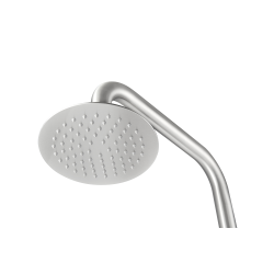  Naturel EAU FROIDE via tuyau d'arrosage sans installation, douche extérieure en inox 316, acier brossé (NATUREL-COLD18)