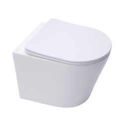 Pack WC bâti-support Rapid SL + WC SAT sans bride + abattant SoftClose + plaque chrome (RSLCETOR1)