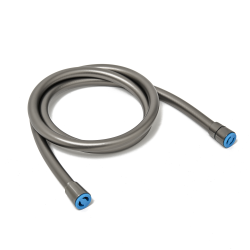 Aurum flexible de douche 150 cm avec écrou anti-torsion, métal brossé (SATBAURHPBGM)