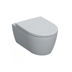 Pack WC Bâti-support Rapid SL autoportant + WC sans bride Geberit, fixations invisibles + abattant softclose + Plaque Chrome